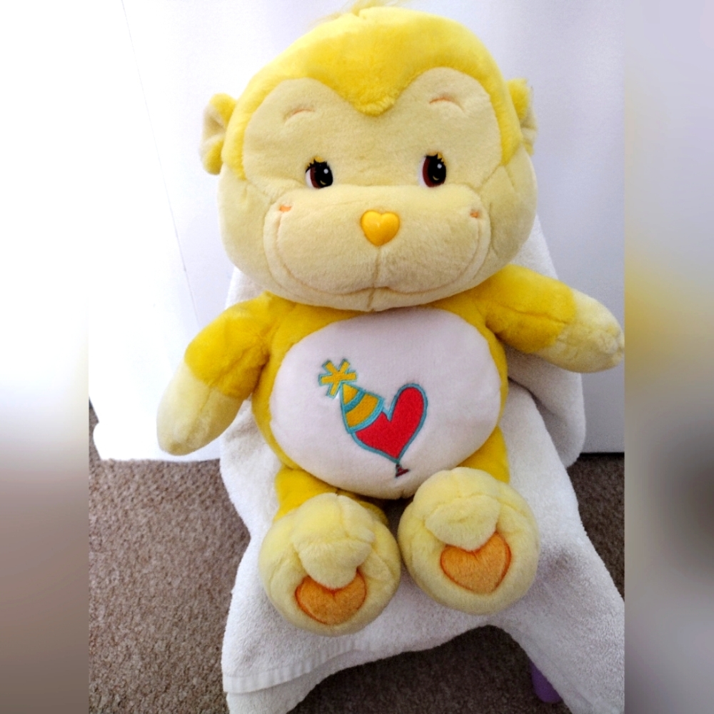 2003 Playful Heart Monkey Collectors edition roughly 18" Care Bears Cous…